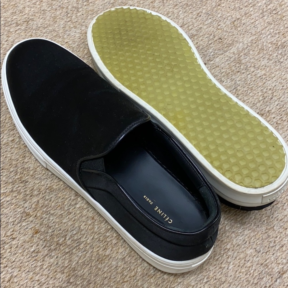 Celine slip on shoes, black